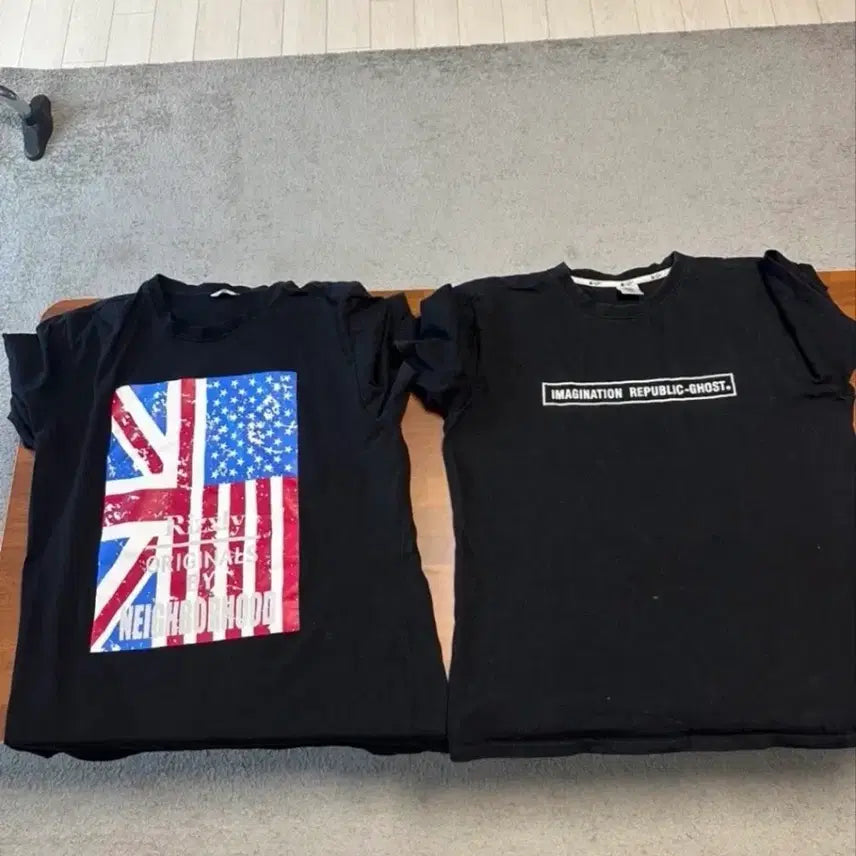 [BUNJANG] Men's Design T-Shirt Bundle (Approx. 25 pcs) / 남성 디자인 티셔츠 약 25장 일괄