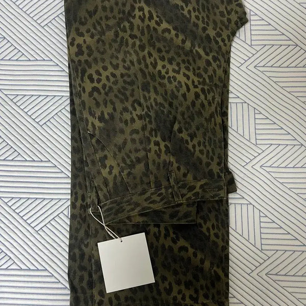 [BUNJANG] ERESCO Leopard Baggy Pants / 이알에스코 레오파드 배기 팬츠