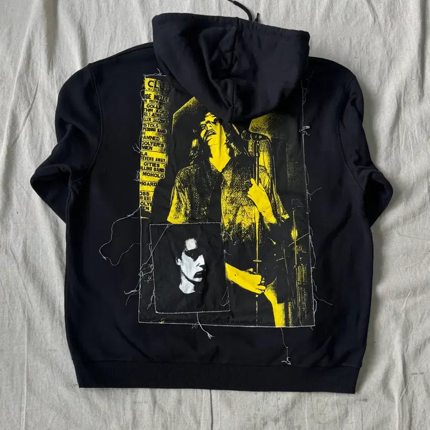 [BUNJANG] Raf Simons x Fred Perry Lock Patch Hoodie (Size M/105) / 라프시몬스 프레드페리 락패치 후드 M(105)