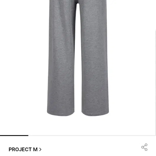 [BUNJANG] Project M Gray Wide Sweatpants Size 30 / 프로젝트엠 회색 와이드 추리닝 30사이즈 새상품 팝니다