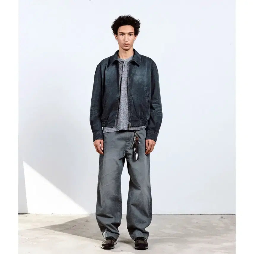 [BUNJANG] Coour Brushed Swing Top Jacket (Washed Charcoal) M / 쿠어 브러쉬드 스윙 탑 자켓 (워시드차콜) M