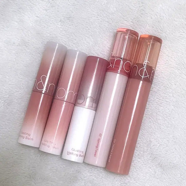 [BUNJANG] Rom&nd Glasting Melting Balm & Color Gloss Bundle Set / 롬앤 봄웜 립 일괄판매