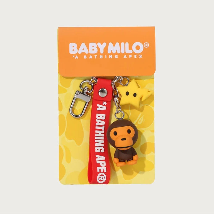 [BUNJANG] Bape Baby Milo Multi Keychain / [OS] 베이프 배이비 마일로 멀티 키체인