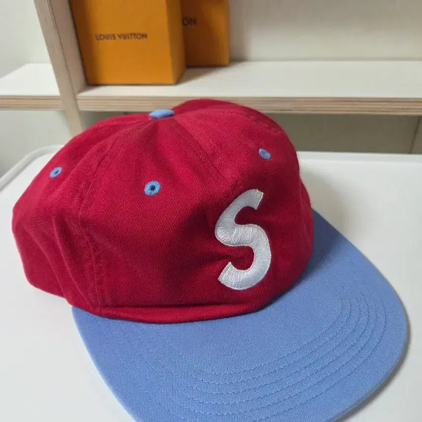 [BUNJANG] Supreme S Logo 6-Panel Ball Cap / 슈프림 s 로고 6패널 볼캡