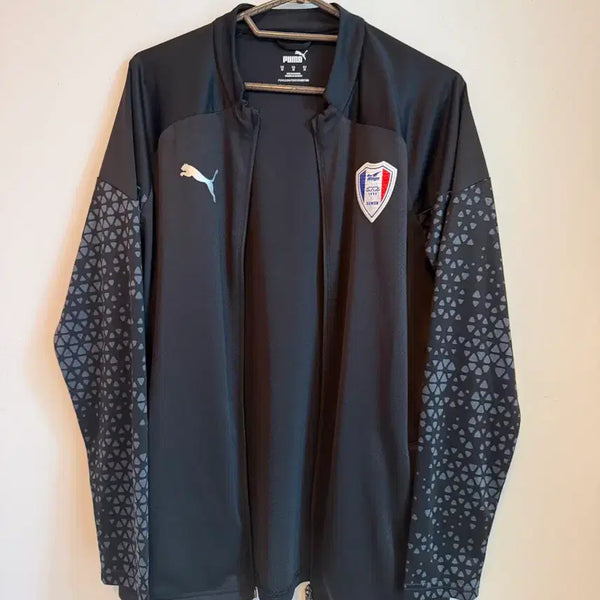 [BUNJANG] Puma Suwon Samsung Training Full Zip Jacket Black / 푸마 수원삼성 트레이닝 집업 블랙