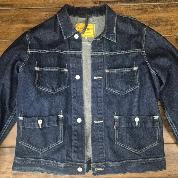 [BUNJANG] Levi's Red Trucker Jacket / 리바이스 레드 트러커 자켓