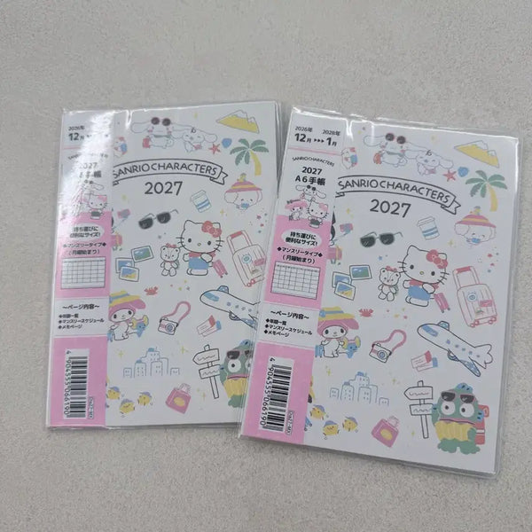 [BUNJANG] Sanrio Characters 2027 Diary A6 / 매년 품절템!!!! 신리오 키티 쿠로미 마멜 한교동 27년 다이어리 A6 !!!!