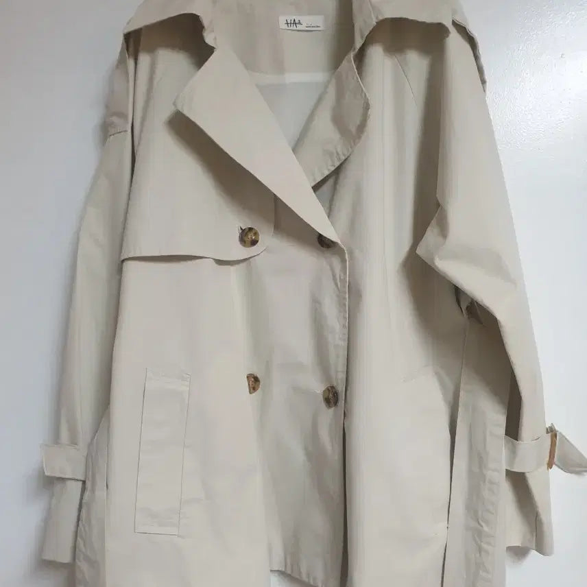 [BUNJANG] Ivory Trench Coat / 아이보리 트렌치코트