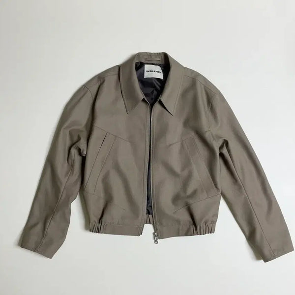 [BUNJANG] Insilence Brown Blouson Jacket / 인사일런스 브라운 블루종