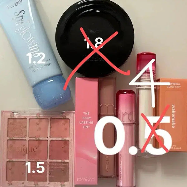 [BUNJANG] Rom&nd, Clio, Dasique, Fwee, WakeMake Lip Tints, Eyeshadow Palettes, Cushions, and Base Makeup / 롬앤 틴트 클리오 틴트 데이지크 팔레트 화장품 쿠션 판매