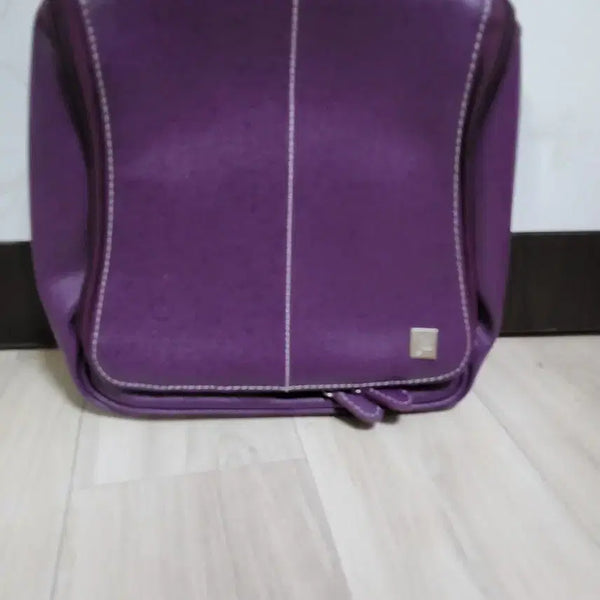 [BUNJANG] Purple Cosmetic Pouch with Mirror / 보라색 화장품 파우치