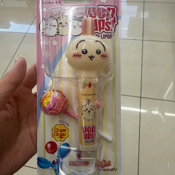 [BUNJANG] Chiikawa Usagi Lollipop Candy Case / 치이카와 우사기 팝업스 롤리팝 캔디 케이스