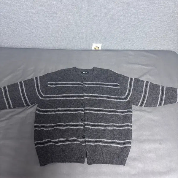 [BUNJANG] Drawfit Striped Cardigan / 드로우핏 스트라이프 가디건