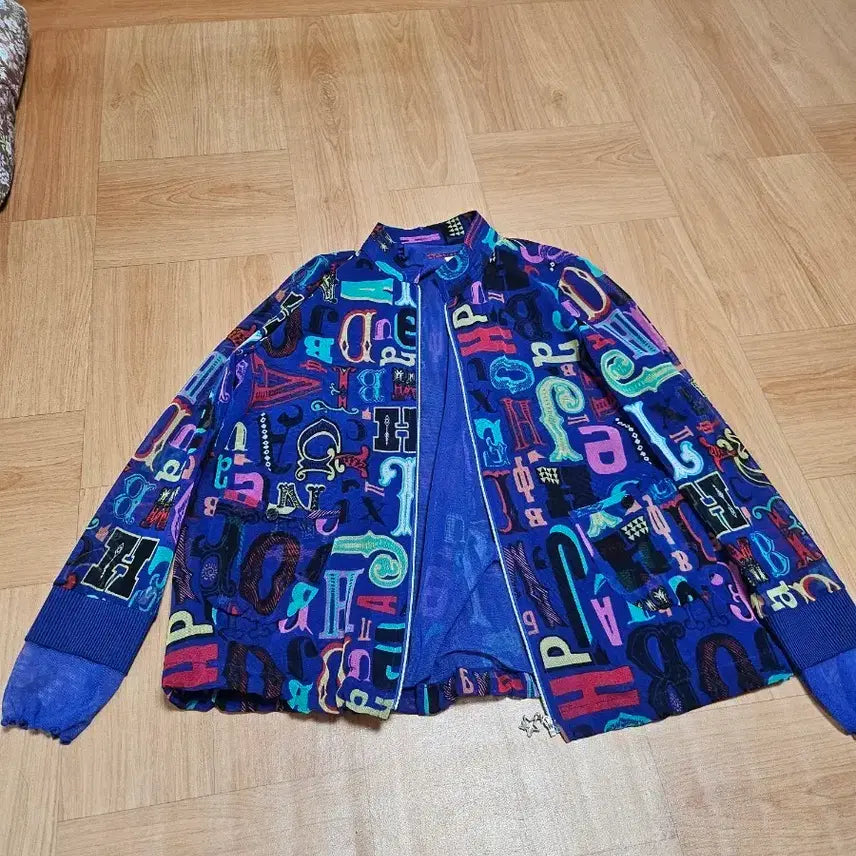 [BUNJANG] Jubilee Retro Pattern Zip-up Jacket Size 66 / (새상품) 쥬비드 레트로 패턴 집업 자켓 66사이즈