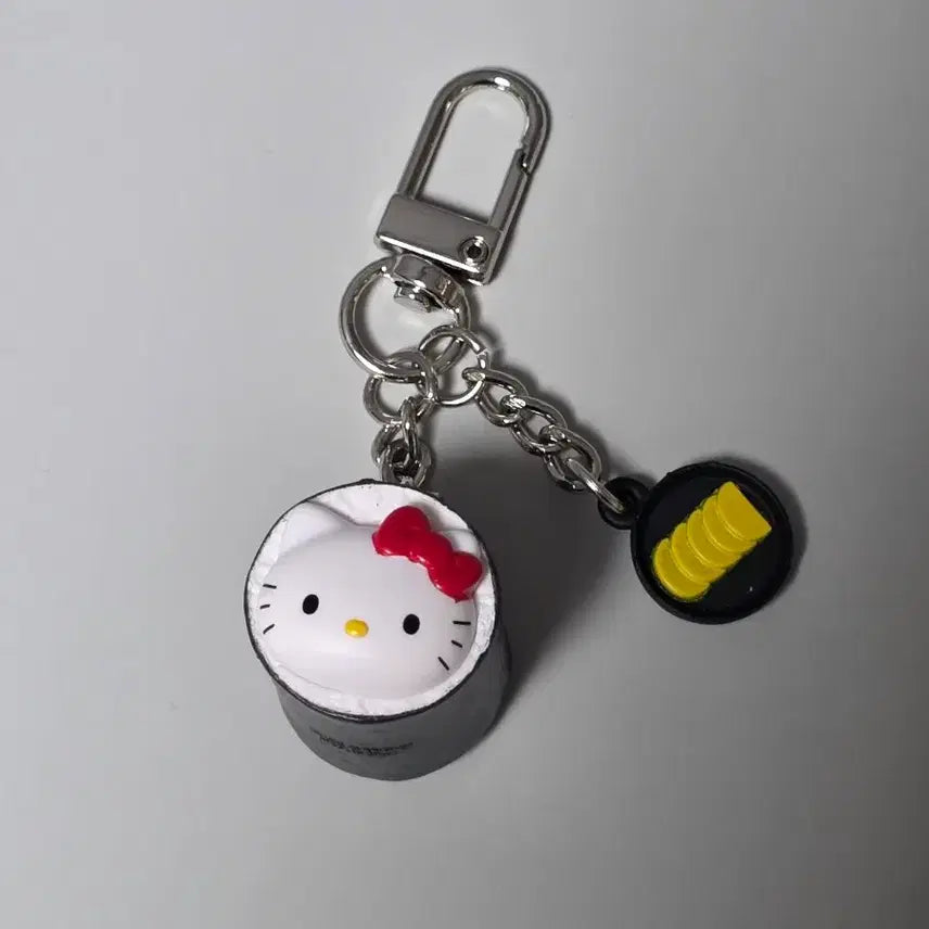 [BUNJANG] Olive Young Hello Kitty Gimbap Dining Keychain / 올리브영 헬로 키티 식사 지역 키링 김천 김밥