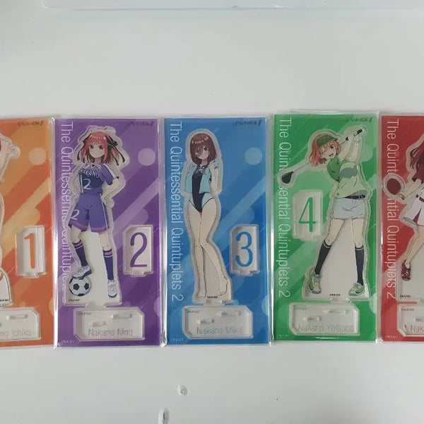 [BUNJANG] The Quintessential Quintuplets Acrylic Stand Set Bundle Set / 5등분의신부 아크릴스탠드세트 일괄