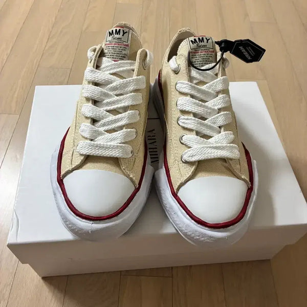 [BUNJANG] Maison Mihara Yasuhiro Peterson Natural Sneakers / 메종 미하라야스히로 피터슨 네추럴 40