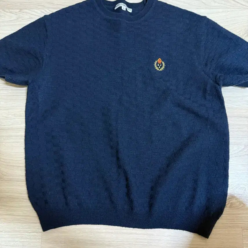 [BUNJANG] Heritagefloss Short Sleeve Knit L / 헤리티지플로스 반팔니트