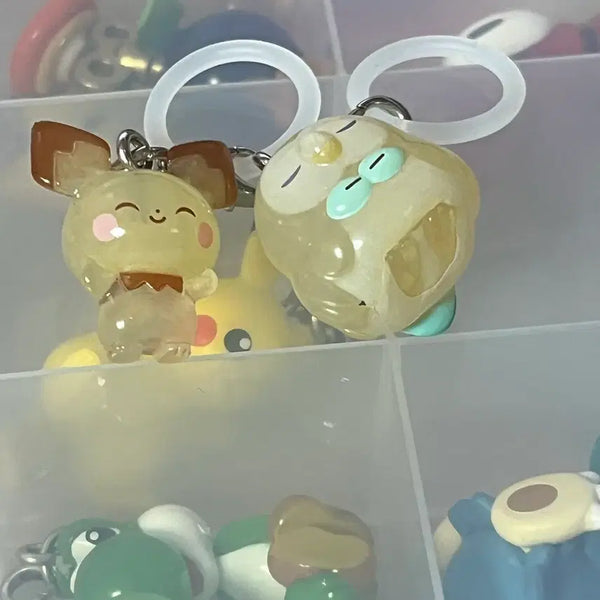[BUNJANG] Pokemon Pocket Monsters Mezurushi Pichu/Noctowl Bundle Set / [일괄] 포켓몬스터 포켓피스 메지루시 피츄 나올빼미