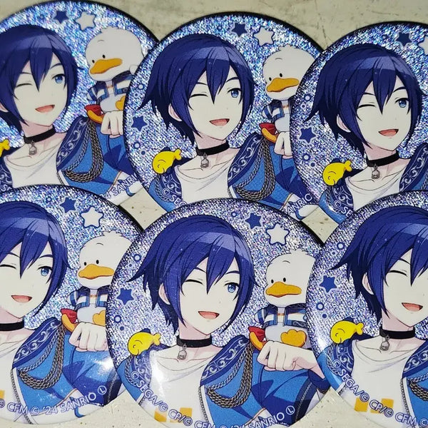 [BUNJANG] Vocaloid Kaito Sanrio Collaboration Can Badge Bundle Set / 보카로 프세카 카이토 산리오 콜라보 캔뱃지 6개 일괄