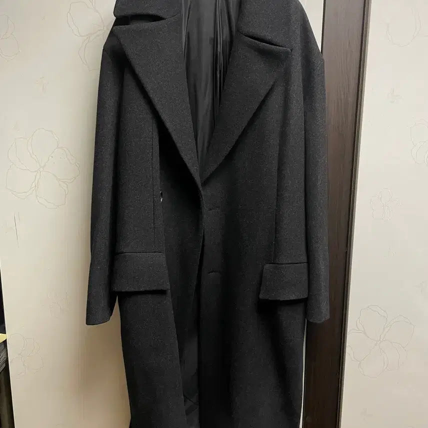 [BUNJANG] Juun.J Wool Blend Overcoat Dark Gray Size 46 / 준지 코트 46사이즈 판매합니다