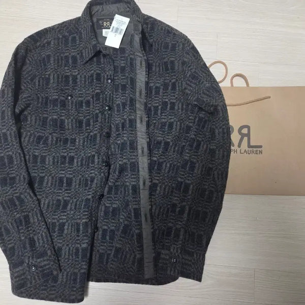 [BUNJANG] RRL Jacquard Wool Workshirt / RRL 자카드 울 워크셔츠