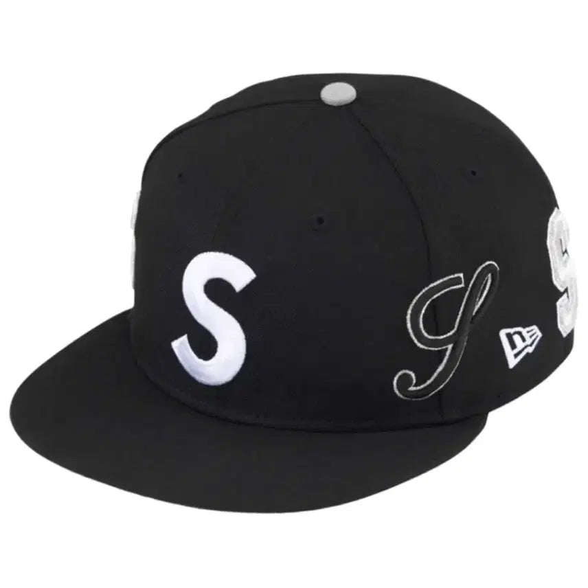 [BUNJANG] Supreme Multi S Logo New Era Cap Black 7 5/8 / 슈프림 멀티 S 로고 뉴에라 7 5/8 블랙