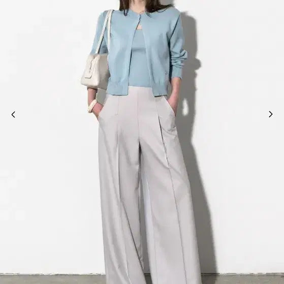 [BUNJANG] Moont Bizo Pintuck Wide Slacks (Size M) / 문트 비조 핀턱 와이드 슬랙스 사이즈m