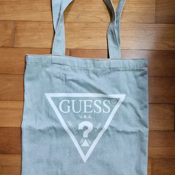 [BUNJANG] Guess Denim Eco Bag / 게스 데님 에코백