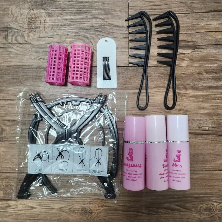 [BUNJANG] Wig Care Essentials: Essence, Brush, Stand, Pins & Rolls / 가발에센스 가발빗  패션가발 코스프레 가발용품 가발