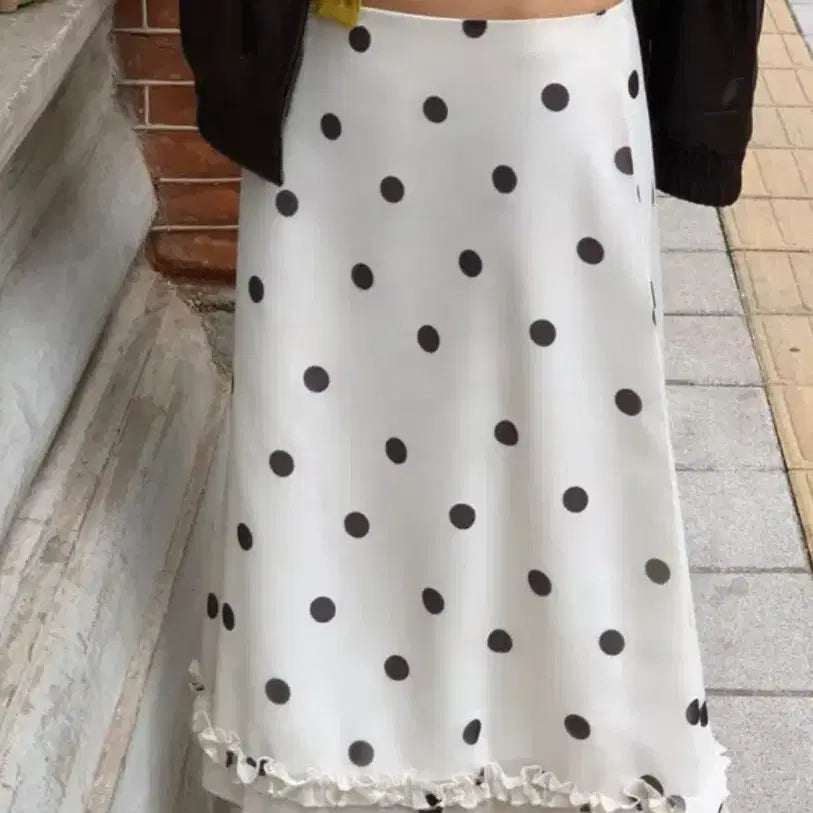 [BUNJANG] Polka Dot Skirt / 도트스커트