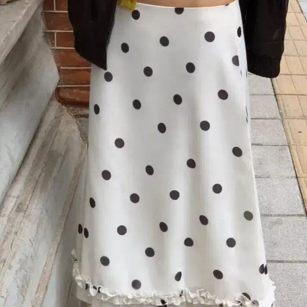 [BUNJANG] Polka Dot Skirt / 도트스커트