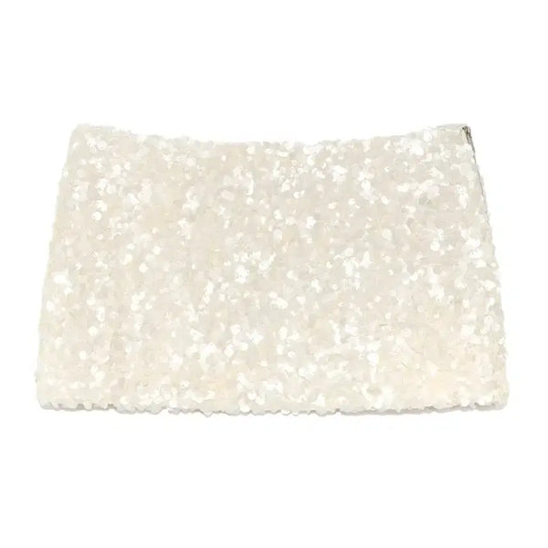 [BUNJANG] Glony Twinkle Mini Skirt Ivory M / 글로니 트윙클 미니 스커트 아이보리 M