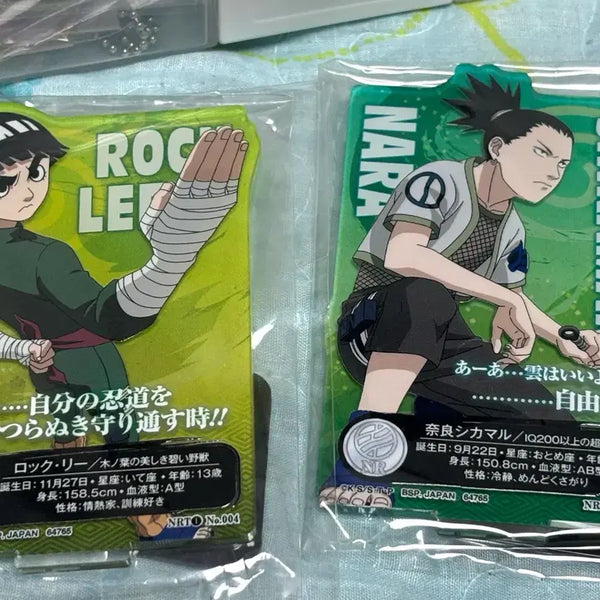 [BUNJANG] Naruto Rock Lee & Shikamaru Acrylic Stand Set / 나루토 아크릴 스탠드 록리 시카마루