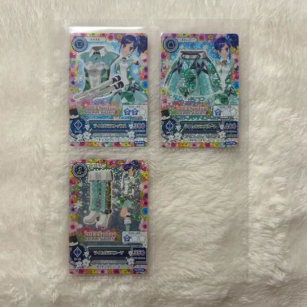 [BUNJANG] Aikatsu! Aoi & Rima Glass Set Japanese Version / 아이카츠 카드 아오이 라임 글래스 세트 일판 마린 아이엠스타