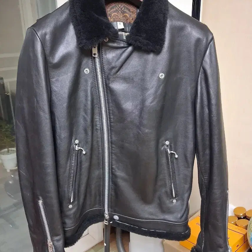 [BUNJANG] Nude Bones Napa Leather Jacket / 누드본즈 레더자켓