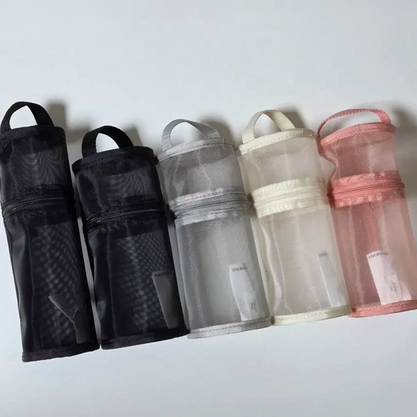 [BUNJANG] Muji Mesh Pen Case (5 Types Available) / 무인양품 메쉬 펜 케이스 5종, 개별 판매