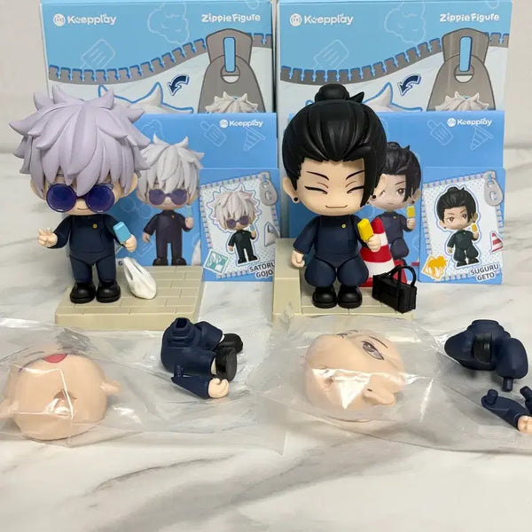 [BUNJANG] Jujutsu Kaisen Model Kit Gojo & Geto (Opened, Displayed) / [개봉전시] 주술회전 모델킷 고죠&게토 판매