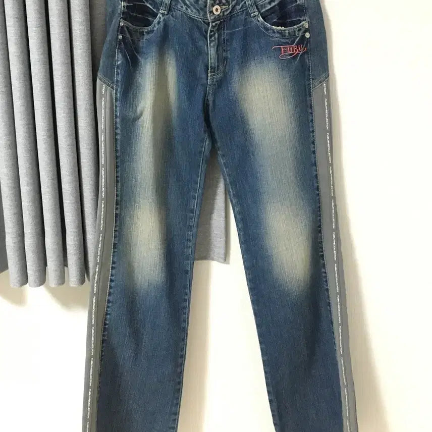 [BUNJANG] FUBU Y2K Vintage Denim Bootcut Pants / [FUBU] Y2K 데님 빈티지 부츠컷 팬츠