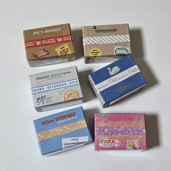 [BUNJANG] Hako Seal Deco Flake Stickers Set (6 Types) / 하코씰 다꾸 후레이크씰 6종, 개별 판매
