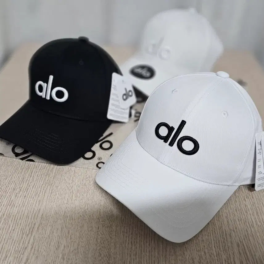 [BUNJANG] ALO Ball Cap Black/White One Size / ALO 볼캡 블랙/화이트 One Size