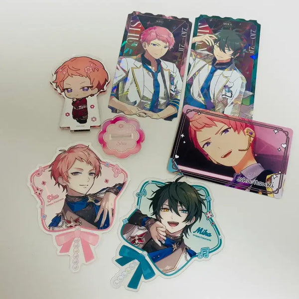 [BUNJANG] Ensemble Stars! Valkyrie Shu & Mika Starry Pony Bundle Set / 앙스타 발키리 스타포니 모펀 슈 미카 굿즈 일괄