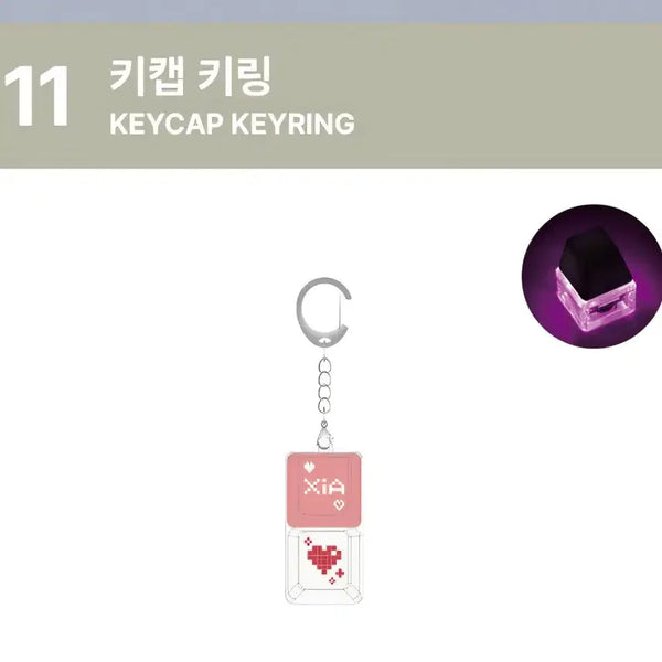 [BUNJANG] Kim Junsu Keycap Keyring / 김준수 키캡 키링