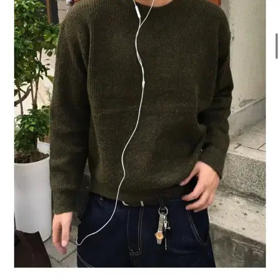 [BUNJANG] Danstudio Knit Cropped Sweater / 단스튜디오 니트