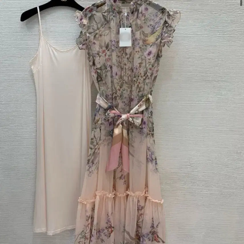 [BUNJANG] Birdflower Silky Long Dress / 짐머st 버드플라워 실키롱원피스 수입의류