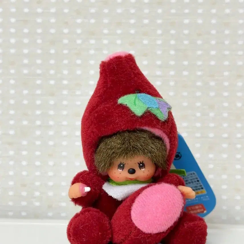 [BUNJANG] Sweet Potato Monchhichi Mini Keychain / 고구마 몬치치 미니키링