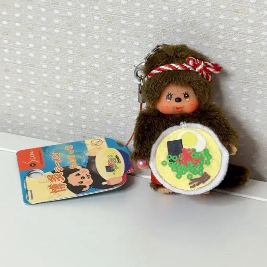 [BUNJANG] Monchhichi Ramen Mini Keychain / 라멘 몬치피 미니키링