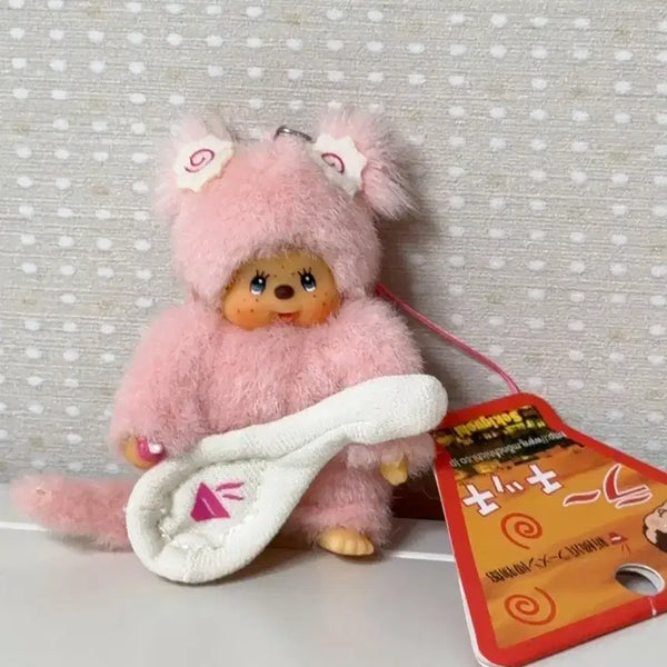 [BUNJANG] Monchhichi Udon Mini Keychain / 우동 몬치치 미니키링