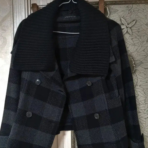 [BUNJANG] Theory Cashmere Blend Double Jacket / 띠어리 캐시미어혼방 더블 자켓 P