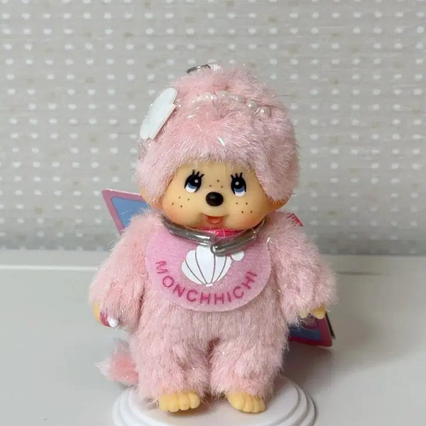 [BUNJANG] Pearl Monchhichi Mini Keychain / 진주 몬치치 미니키링